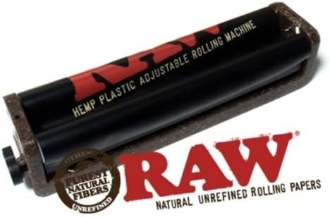 Raw Hemp Plastic 110mm Rolling Machine Black (KING SIZE)