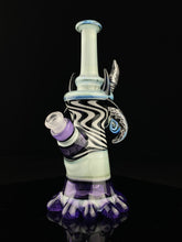 Goolen Glass - Fade to black Purple Lollipop Tube