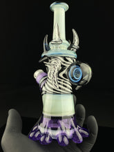 Goolen Glass - Fade to black Purple Lollipop Tube