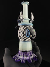 Goolen Glass - Fade to black Purple Lollipop Tube
