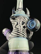 Goolen Glass - Fade to black Purple Lollipop Tube