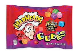 Warheads Sour Chewy Cubes 2oz