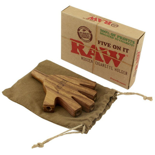 RAW Five on It Wooden Cigarette Holder