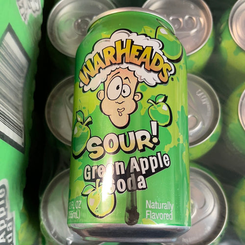 Warheads Soda - Green Apple 355ml