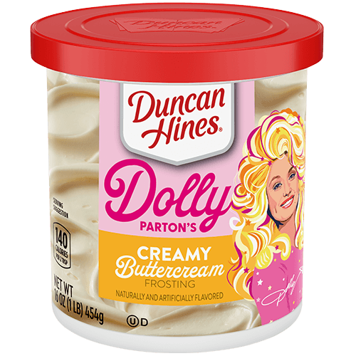 Ducan Hines - Dolly Parton’s Creamy Buttercream Frosting 454g