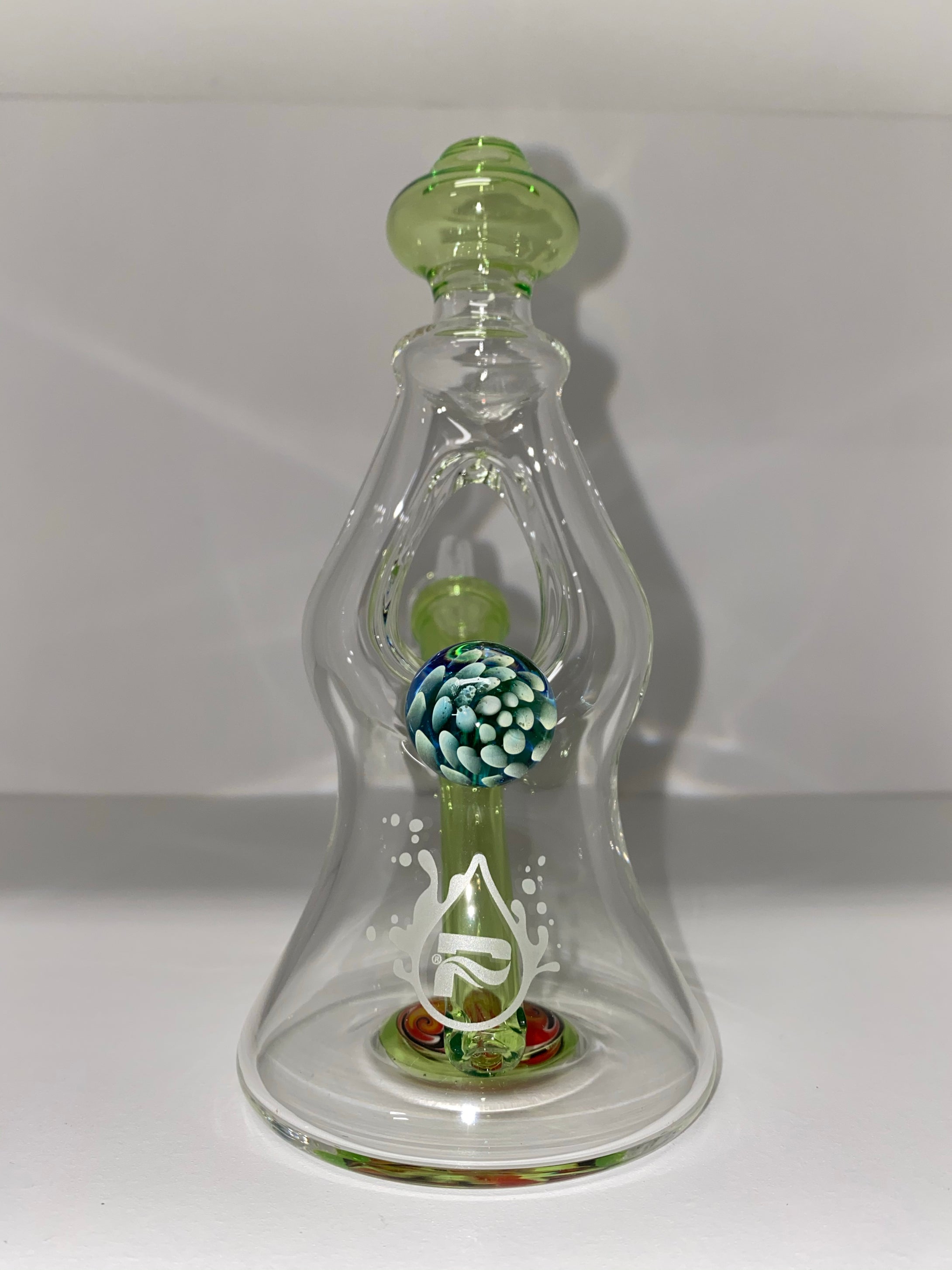 Pulsar 6.5’’ dual airflow candy rig w/marble