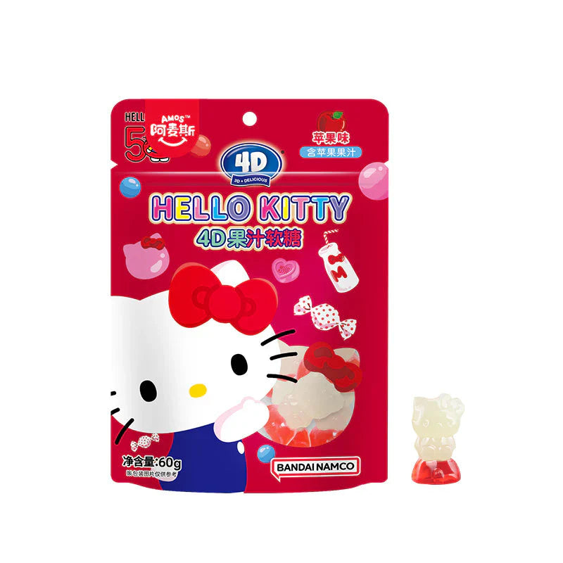 Amos Bandai 4D Hello Kitty Gummies 60g