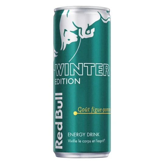 Red Bull Winter Edition Goût Figue-Pomme 250ml (France)