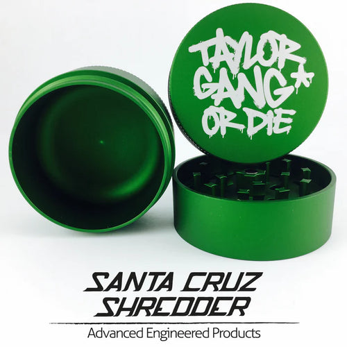 Santa Cruz TGOD Shredder 3pc Medium Grinder (green)