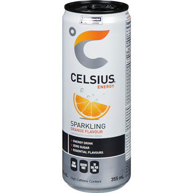 Celsius Energy - Sparkling Orange Flavour 355ml