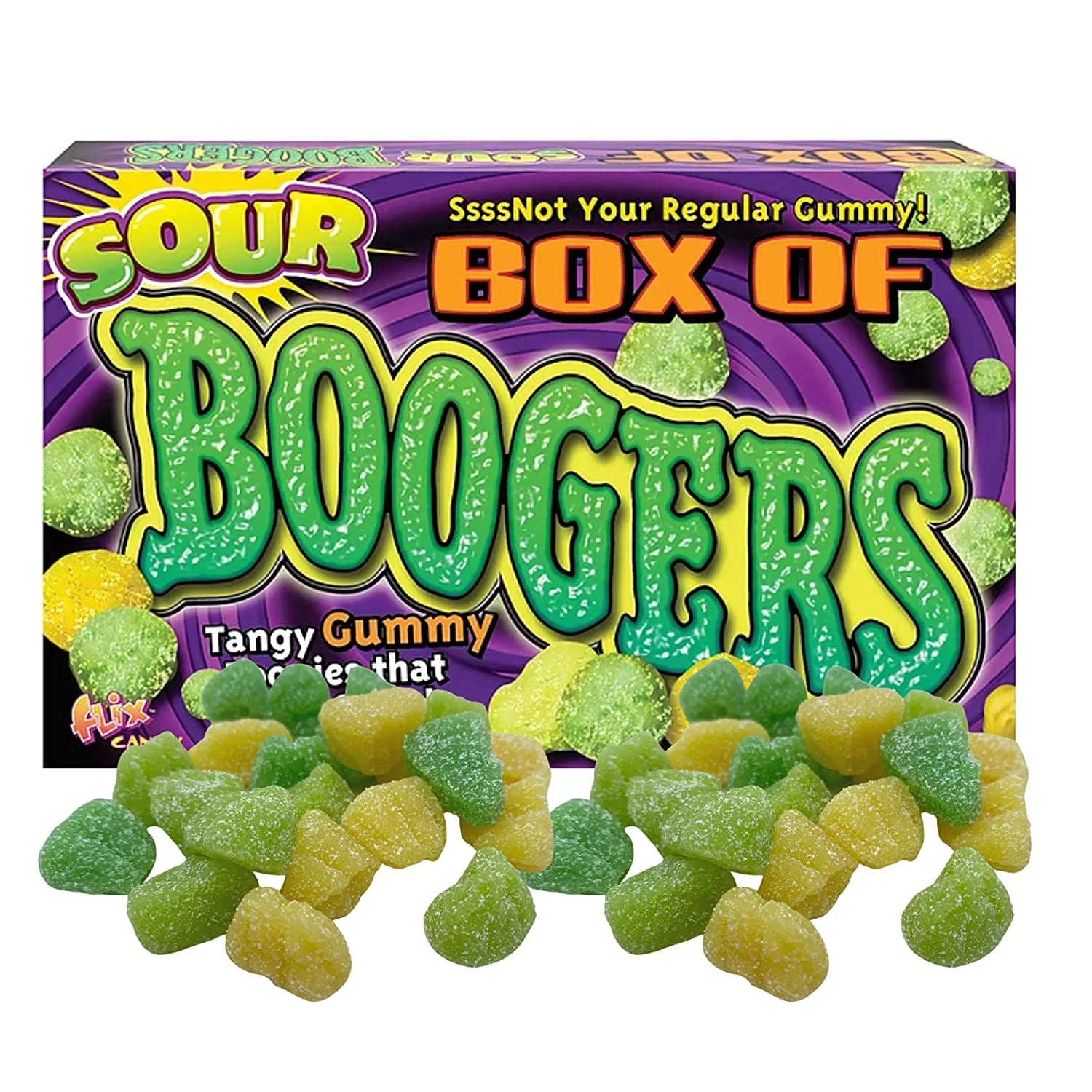 Sour Boogers Gummy 3.25oz (Theater Box)