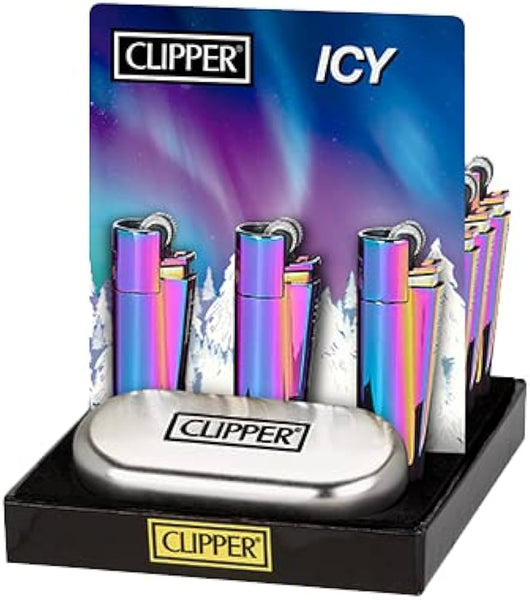 Clipper Metal Flint Lighter ICY