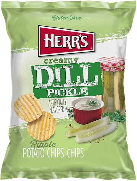 HERR’S Dill Pickle Chips 2.5oz