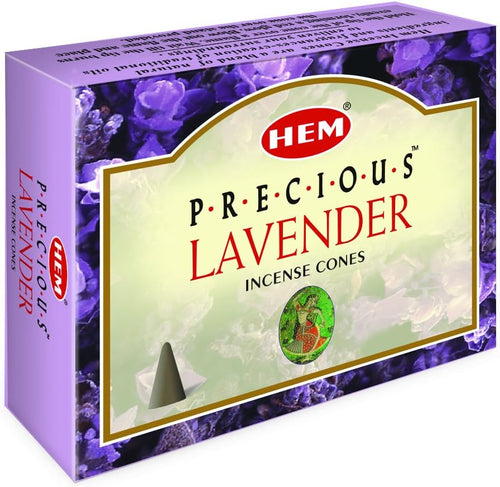 Precious Lavender - 10 Cones - HEM Incense From India