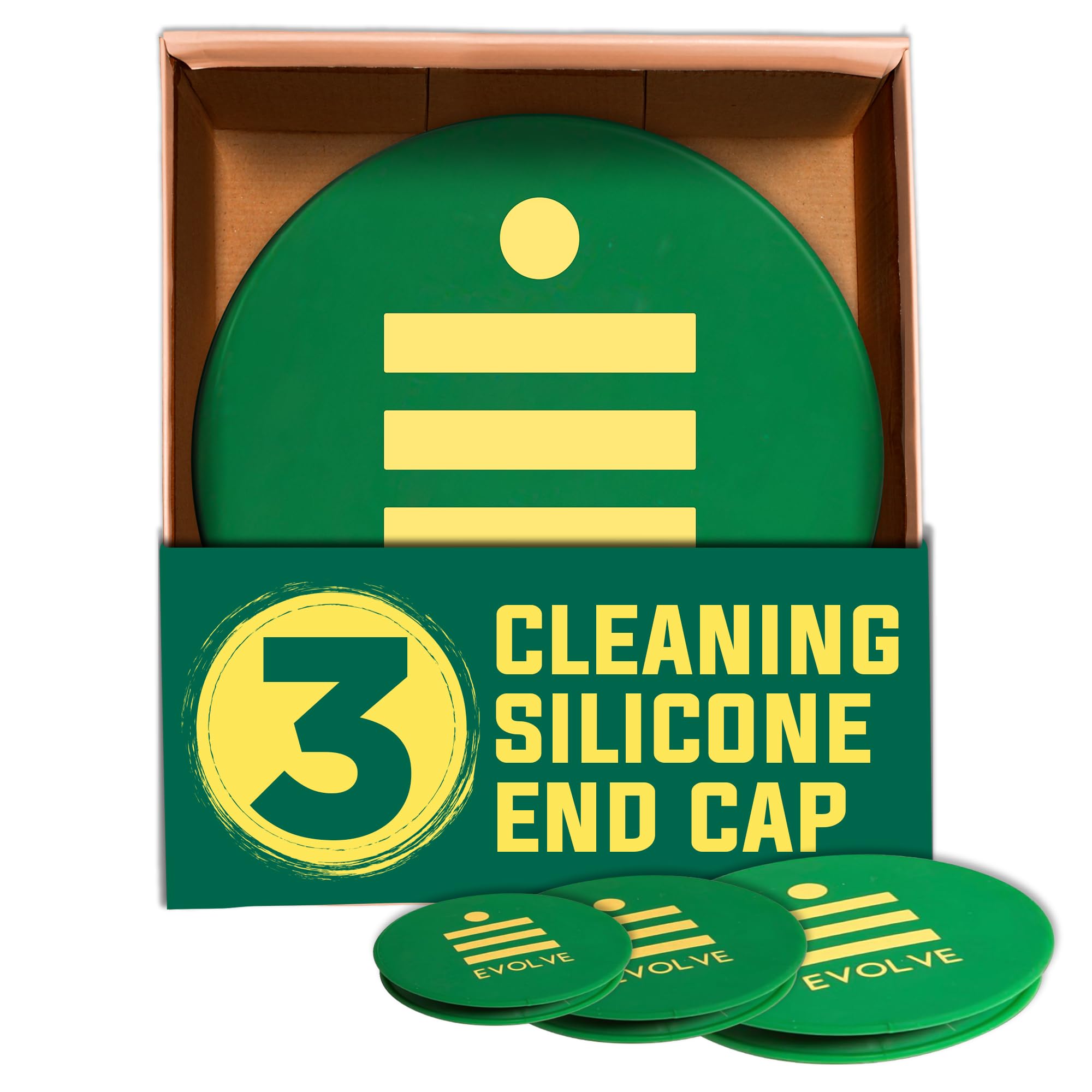 Evolve Silicon End Caps - Bong Cleaning Caps