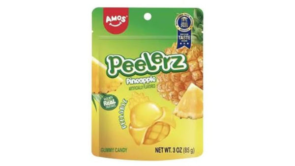 Amos Peelerz Gummy Pineapple 3oz