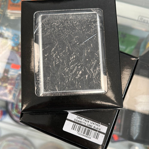 Black Premium Leather Cigarette Case