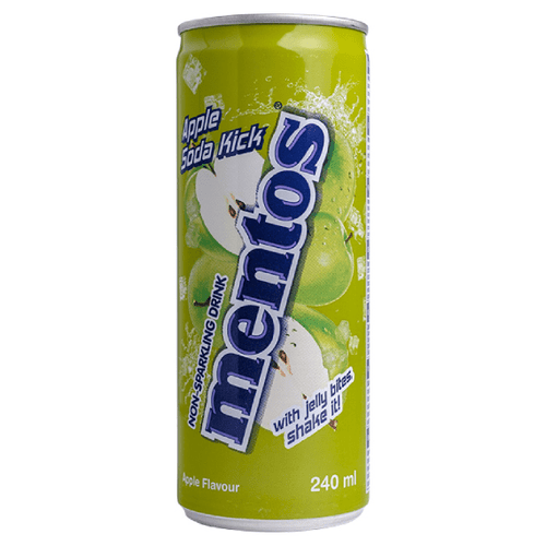 Mentos Non-Sparkling Drink Apple British 240ml