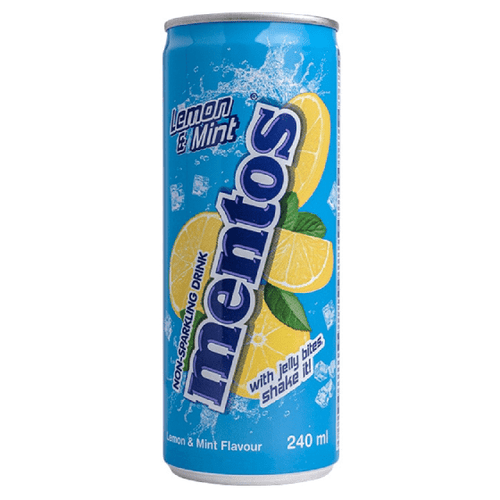 Mentos Non-Sparkling Drink Lemon and Mint British 240ml