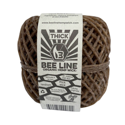 Bee Line Thick Spool Organic Hemp Wick 200ft