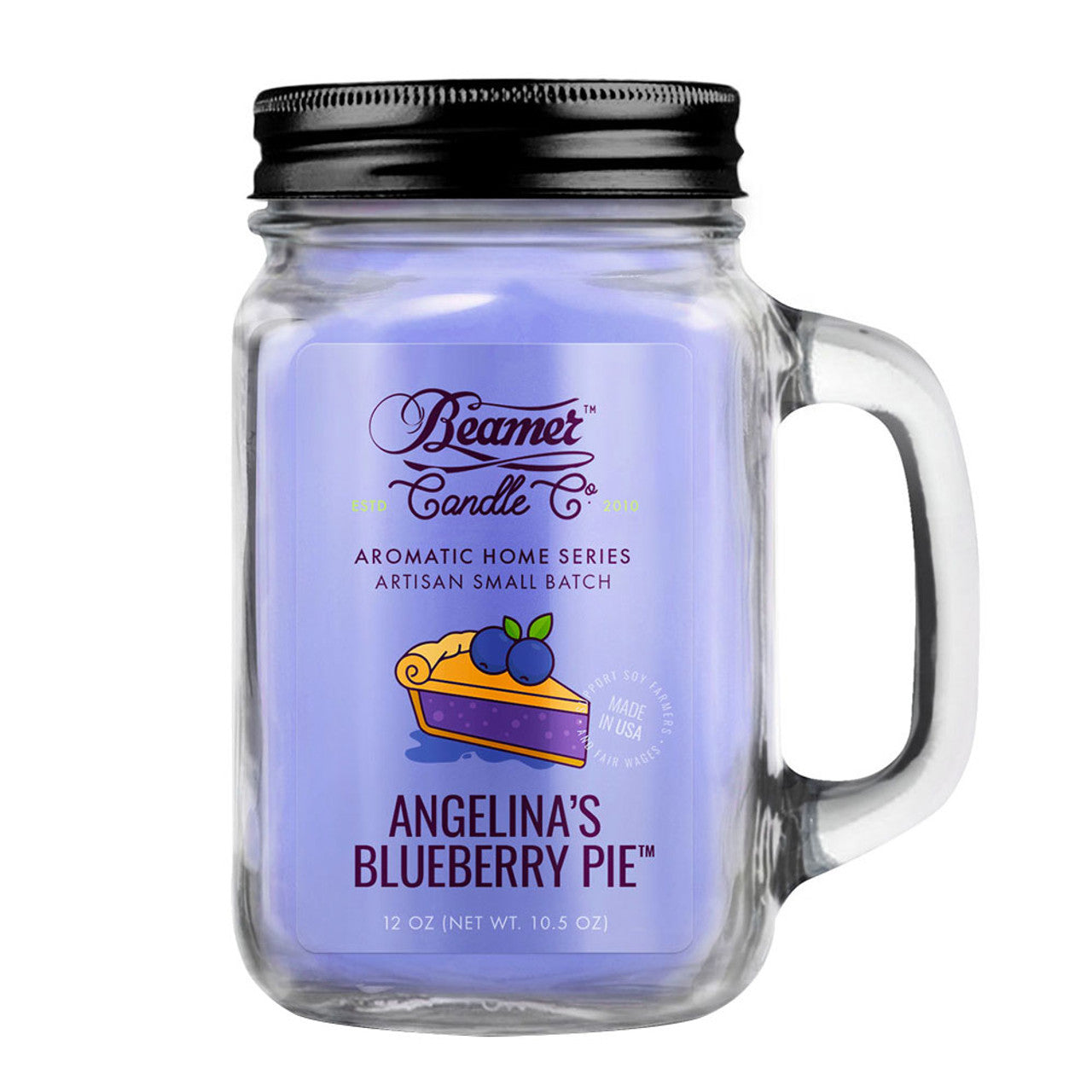 Beamer Candle Co - Angelina’s Blueberry Pie 12oz