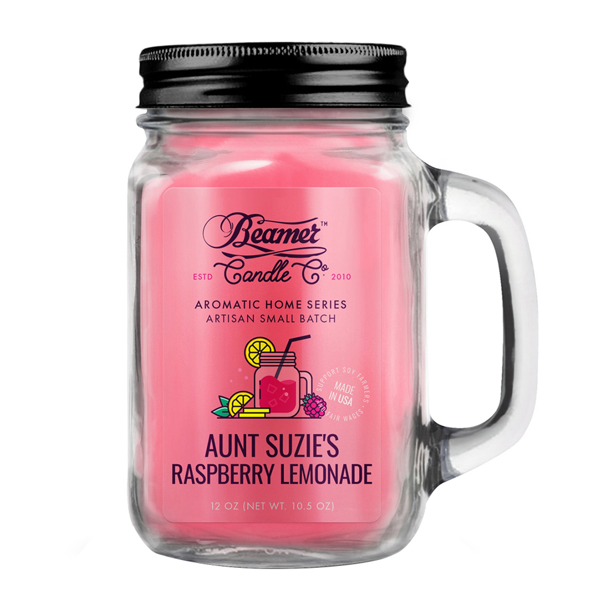 Beamer Candle Co - Aunt Suzie’s Raspberry Lemonade 12oz