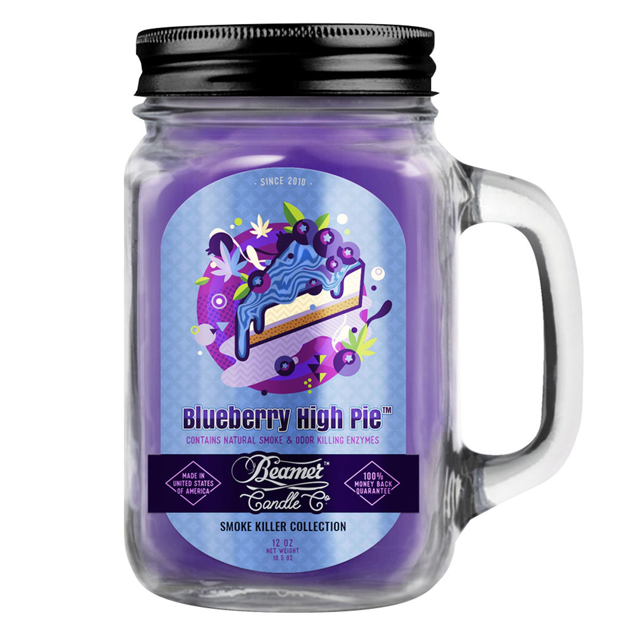 Beamer Candle Co - Blueberry High Pie 12oz