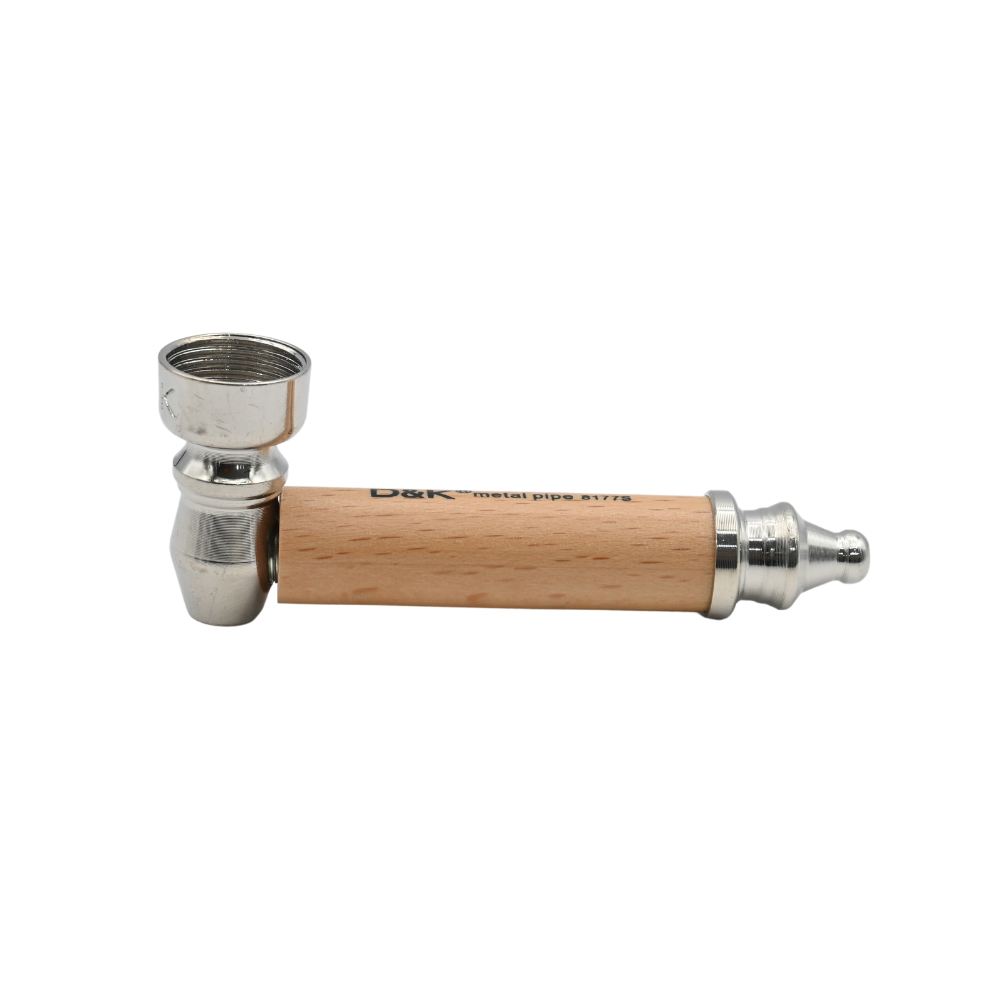 D&K 83mm Retro Wooden Stem Pipe w/ Screens