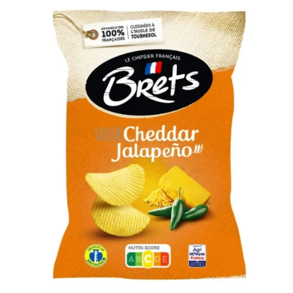 Bret’s Chips Cheddar Jalapeno 125g