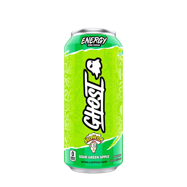 Ghost Energy - Warheads Sour Green Apple 473ml
