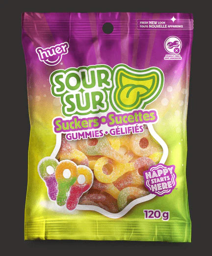 Huer - Sour Suckers 120g