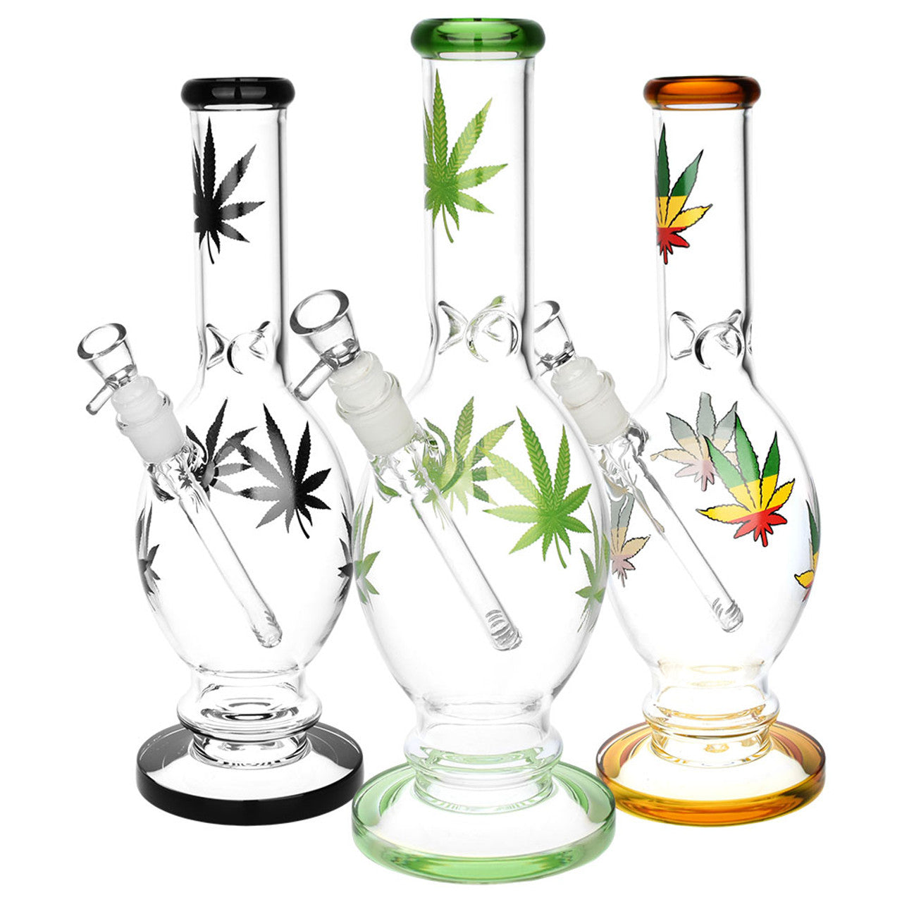 Hemp Leaf Egg Vase Water Pipe - 12