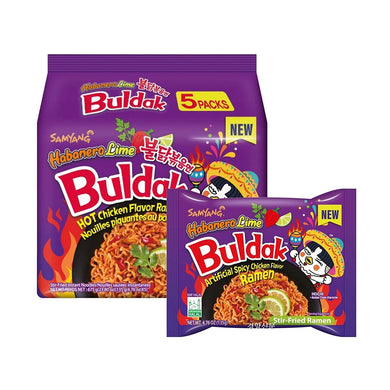 Buldak - Habanero Lime Hot Chicken Ramen 5 PACKS