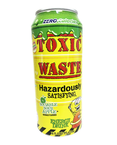Toxic Waste Energy Drink - Sour Apple 16Oz