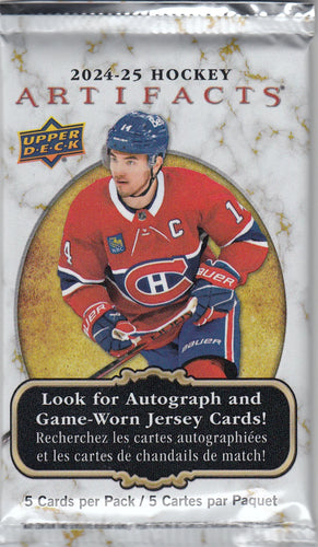 Upper Deck 2024-25 Artifacts 1 Factory sealed pack