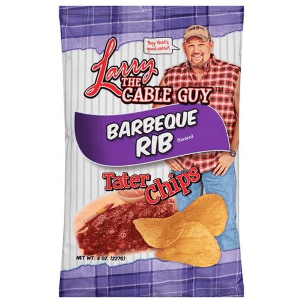 Larry the Cable Guy Tater Chips Barbeque Rib 3.5oz