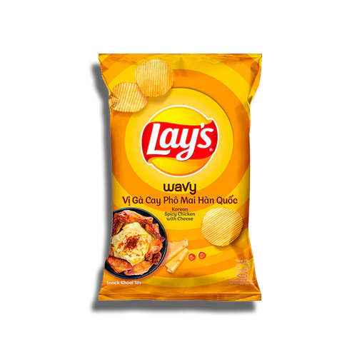 Lays Korean Spicy Chicken With Cheese 54g