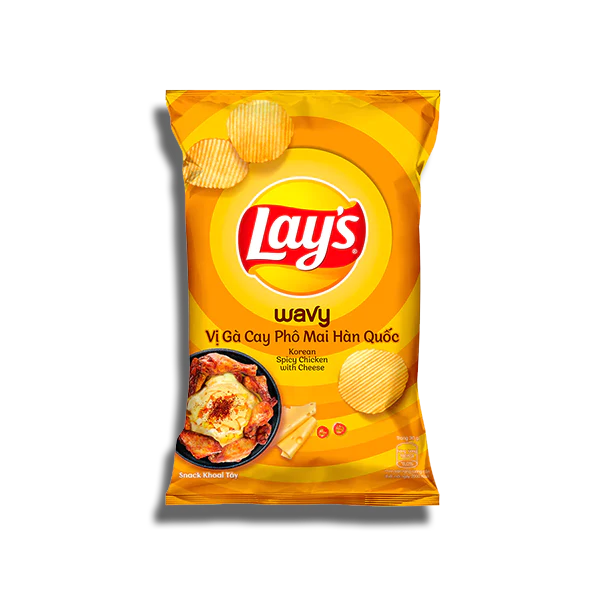 Lays Korean Spicy Chicken With Cheese 54g