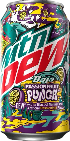 Mountain Dew Baja Passionfruit Punch 355ml