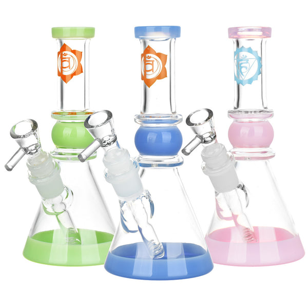 Om Sweet Om Chakra Beaker Water Pipe - 7