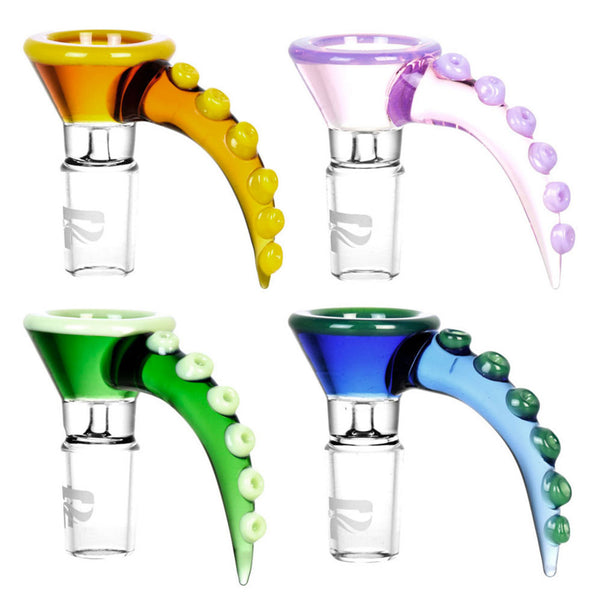 Pulsar Octopus Tentacle Funnel Bowl 14mm - Assorted Colours