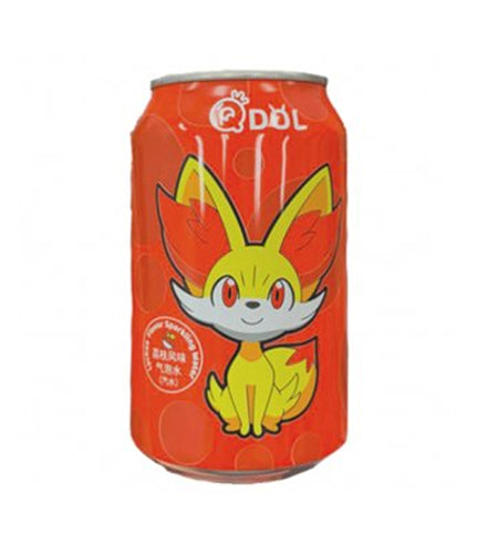 Qdol - Pokemon - Fennekin Sparkling Water Lychee 330ml