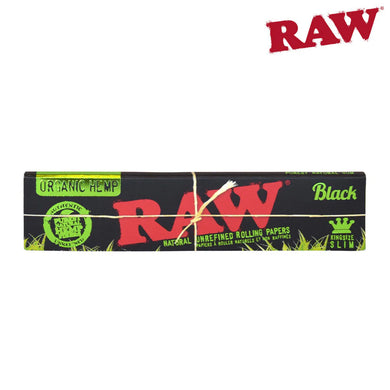 Raw Black Organic Hemp King Size Slim Rolling Paper