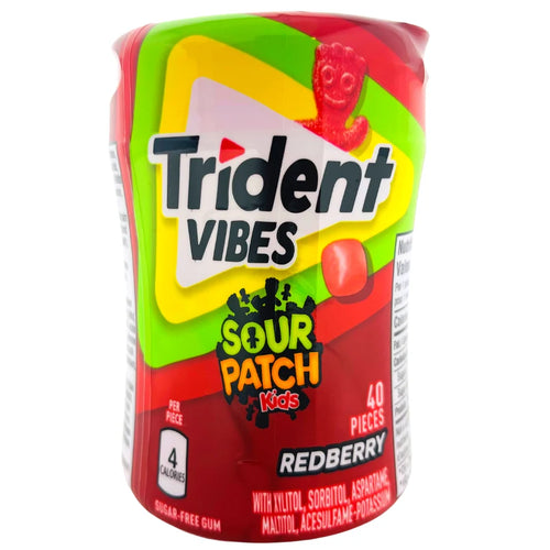 Trident Vibes - Sour Patch Kids - Redberry 40pcs