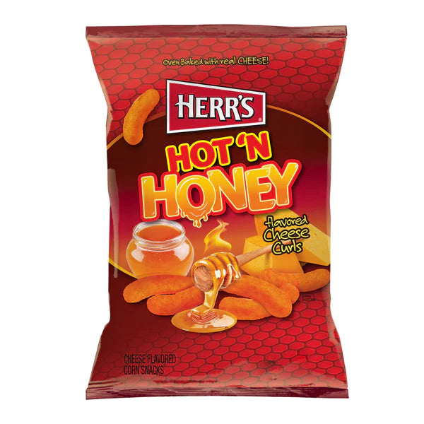 HERR’S HOT Cheese Curls 2.75oz