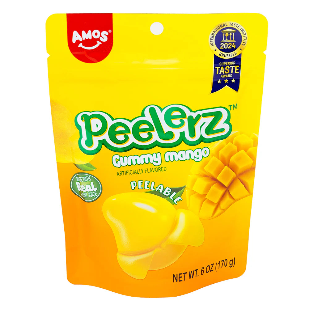 Amos Peelerz Gummy Mango 6oz