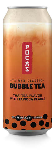 Pocas Bubble Tea Thai Tea 490ml