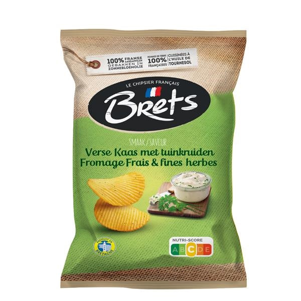 Bret’s Chips Fromage Frais et Fines Herbes 125g