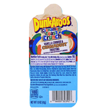 Dunkaroo - Cinnamon Toast Crunch Vanilla Cookies and Cinnadust Frosting 1.5oz