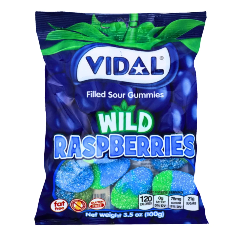 Vidal Sour Sour Wild Raspberries 3.5oz